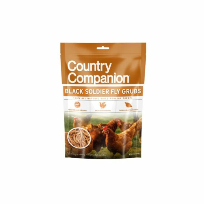Country Companion Black Soldier Fly Grubs Poultry Treats, 2-Lb