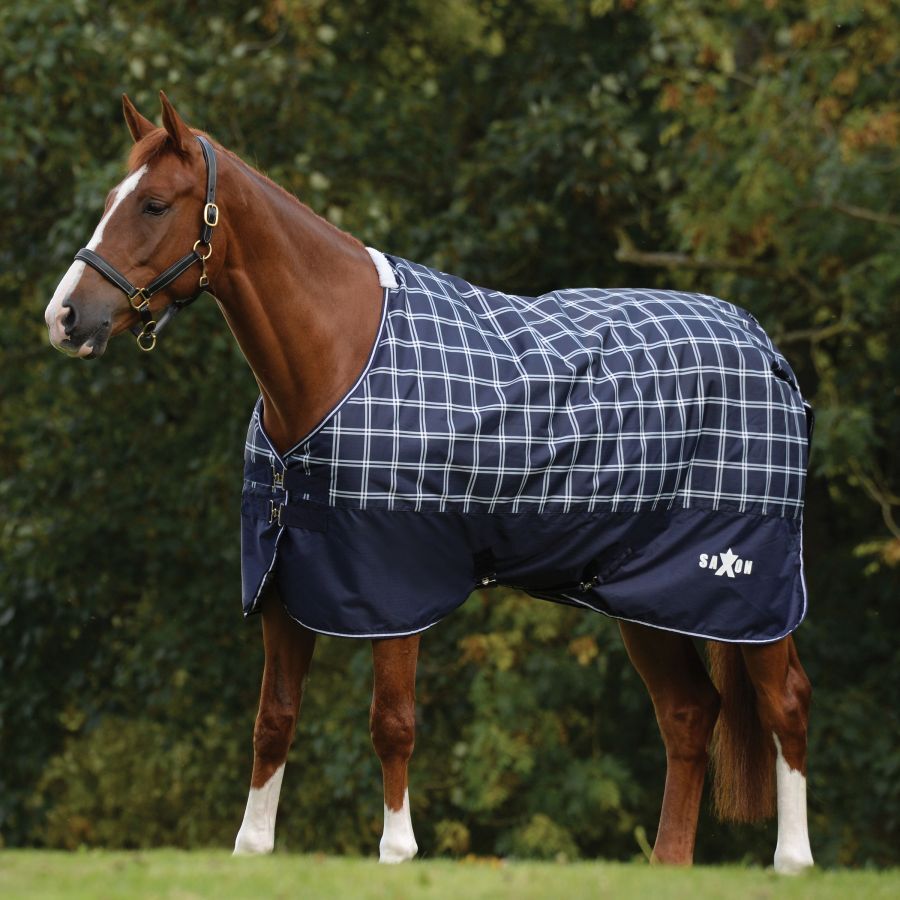 Saxon 600D Standard Neck Lite Turnout Blanket, 81-In