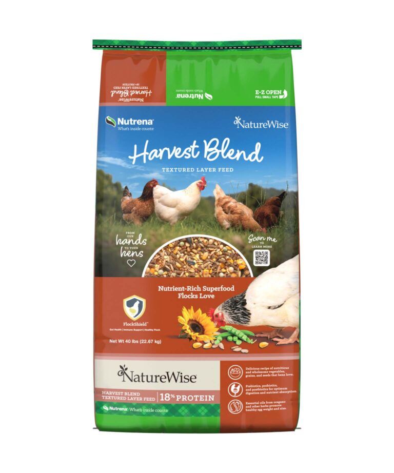 Nutrena NatureWise Harvest Blend 18% Textured Layer Feed, 40-Lb