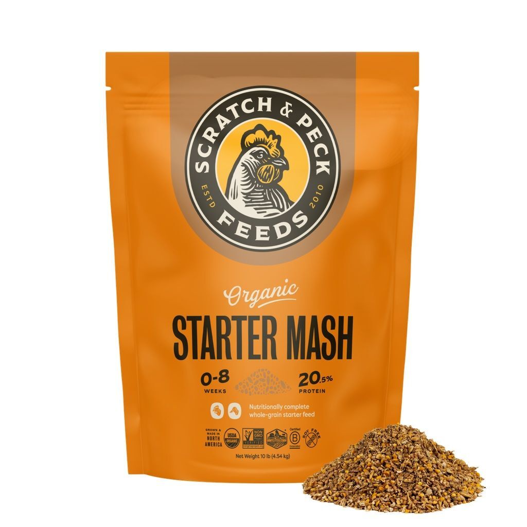 Naturally Free Organic Starter Chicken & Duck Feed, 10-Lb