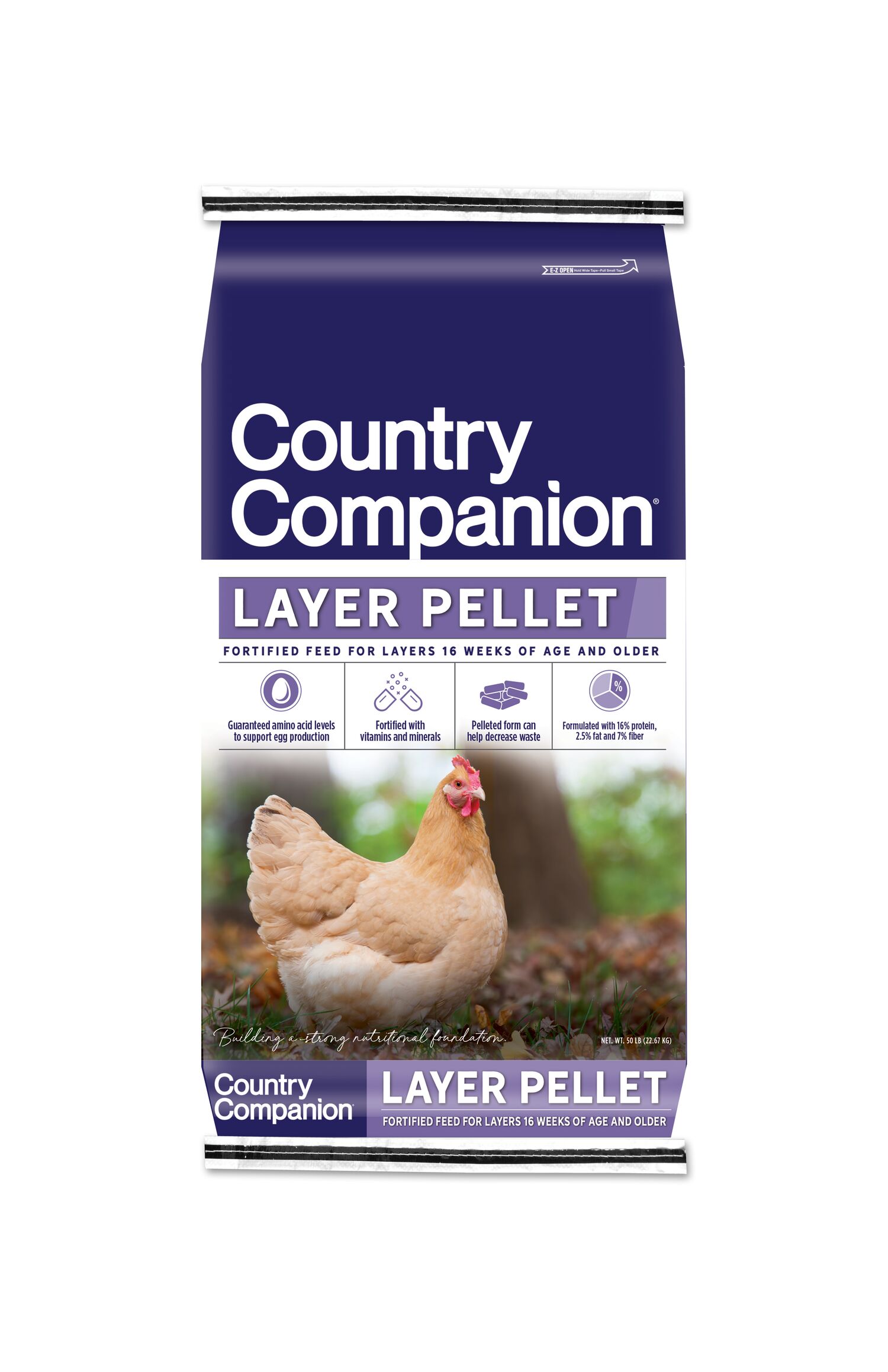 Country Companion Layer Pellet, 50-Lb