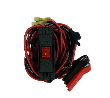 Remco Heavy Duty Wire Harness, 12-AWG, with 50-Amp On/Off Switch 40-Amp Battery Clip, 90-In