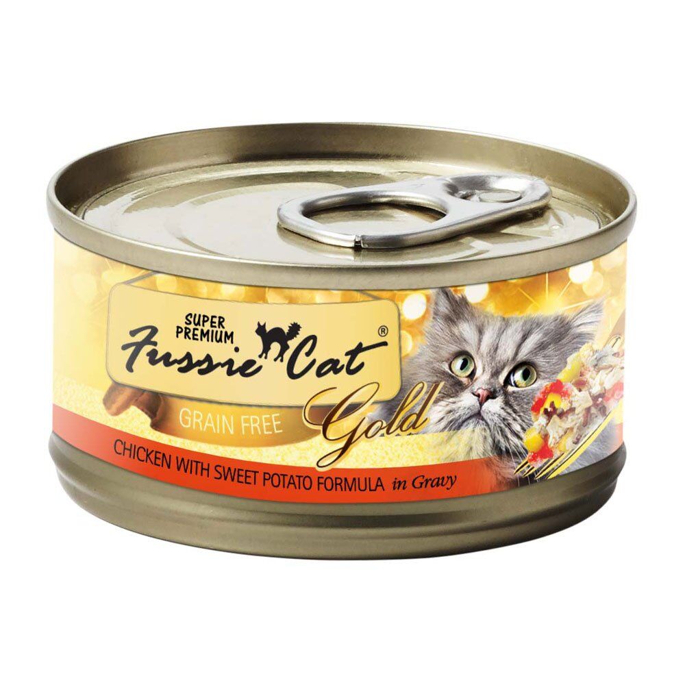 Fussie Cat® Chicken With Sweet Potato Formula In Gravy Cat Food 2.8 Oz