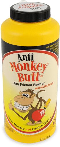 Original Anti Monkey Butt Anti Friction Powder, 6-Oz Bottle