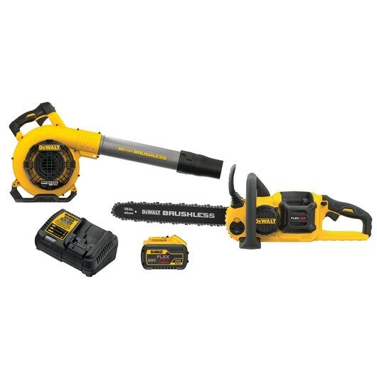 DeWALT 60V MAX* Chainsaw/Blower Combo Kit