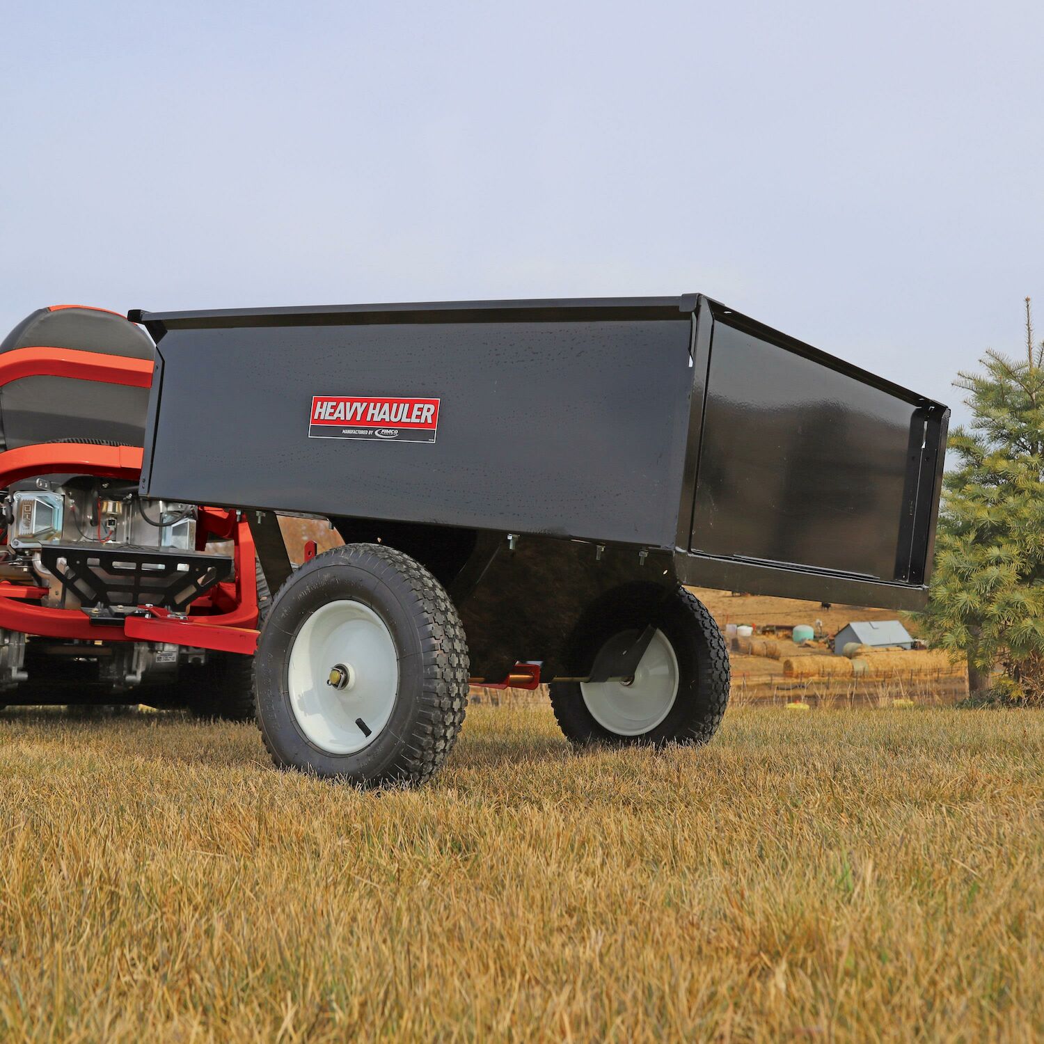 FIMCO 10-Cu Ft Heavy Hauler Steel Trailer