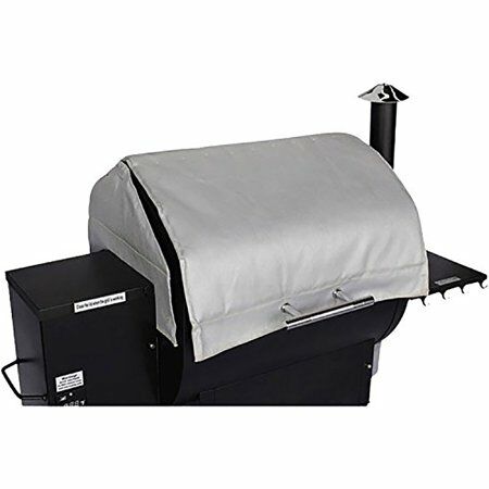 Insulated BBQ Grill Protective Thermal Blanket in Grey