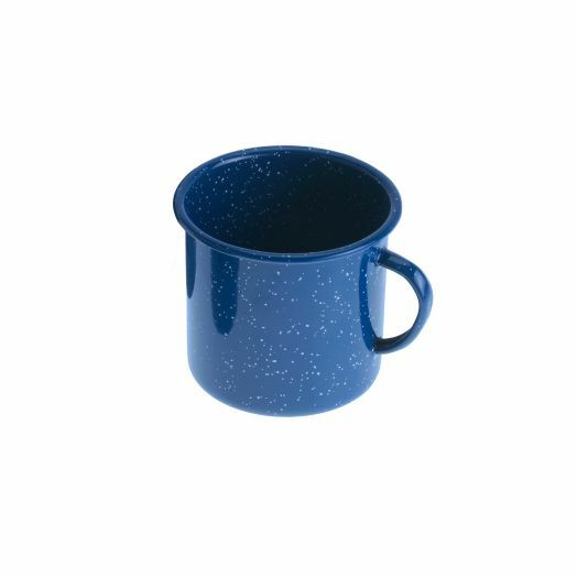 GSI Outdoors 12-Oz Enameled Steel Cup in Blue