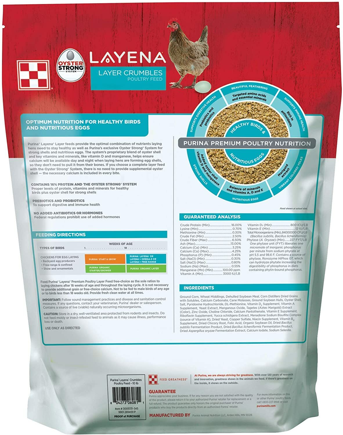 Purina Layena Crumble, 10-Lb