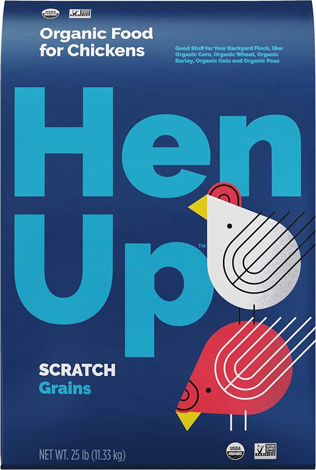 Hen Up Organic Scratch Grains, 25-Lb