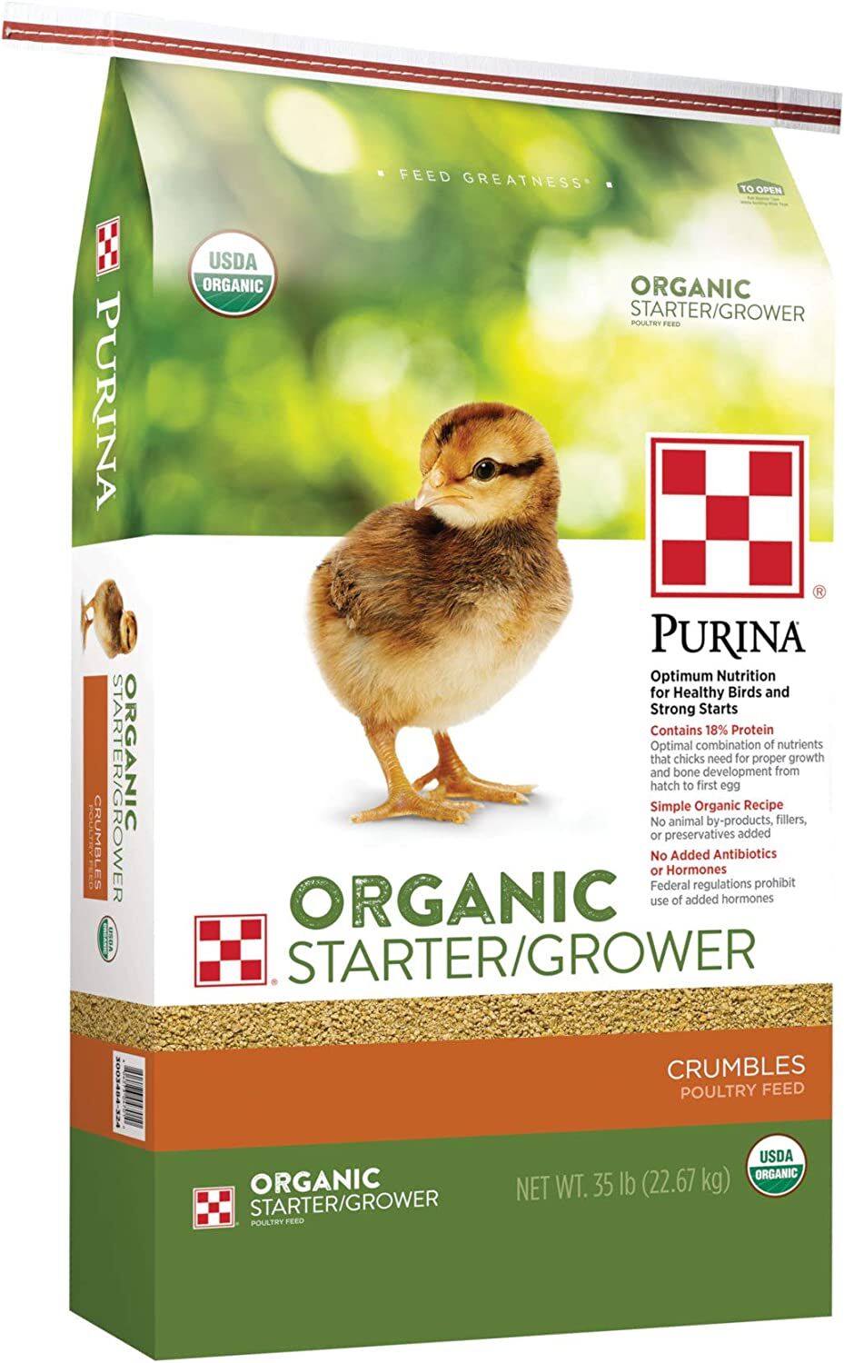 Purina Organic Starter-Grower, 35-Lb