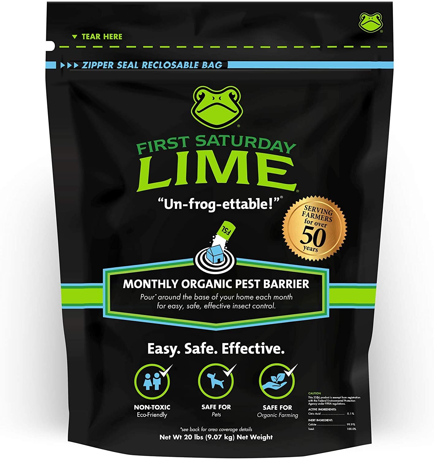 Lime Insect Repellent Powder, 20-Lb