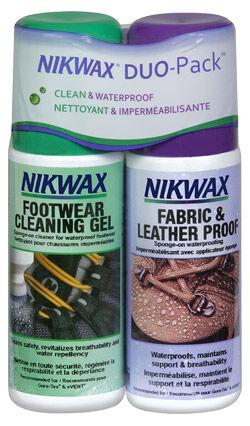 NikWax Fabric & Leather Footwear Cleaner, 2-Pk
