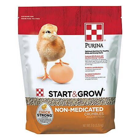 Purina Start & Grow Chick Feed Non-Medicated, 5-Lb