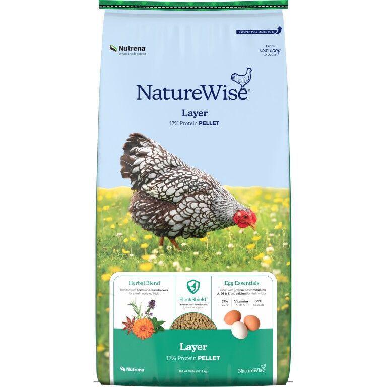 Nutrena NatureWise Layer 17% Protein Pellet, 40-Lb