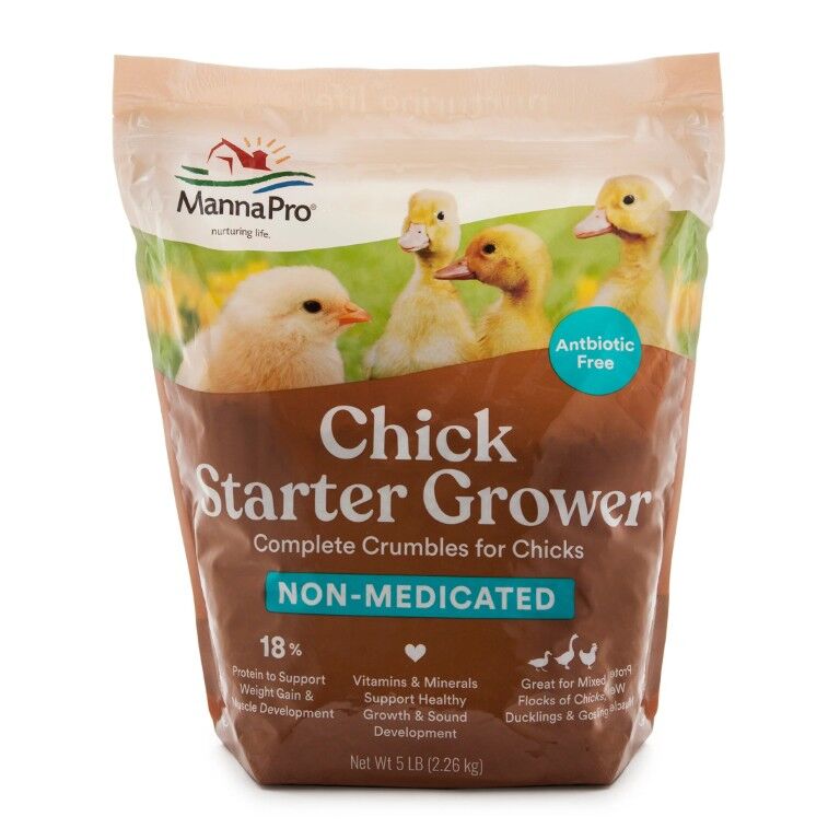 Manna Pro Non-Medicated Chick Starter Crumbles, 5-Lb