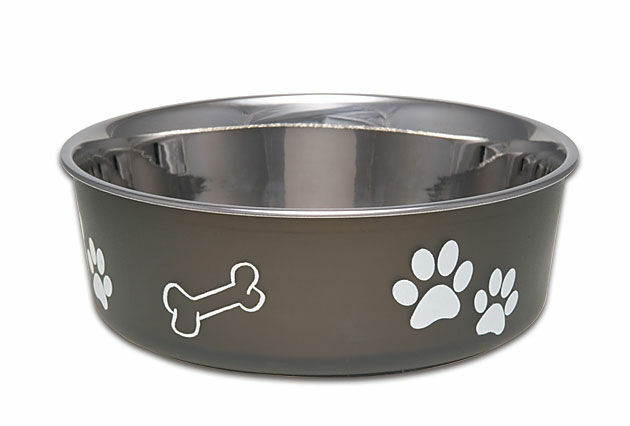 Loving Pets Small Pet Bowl Classic - Espresso, 15 oz