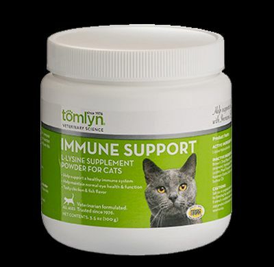 Tomlyn Immune Support L Lysine Supplement Powder For Cats - 100 g