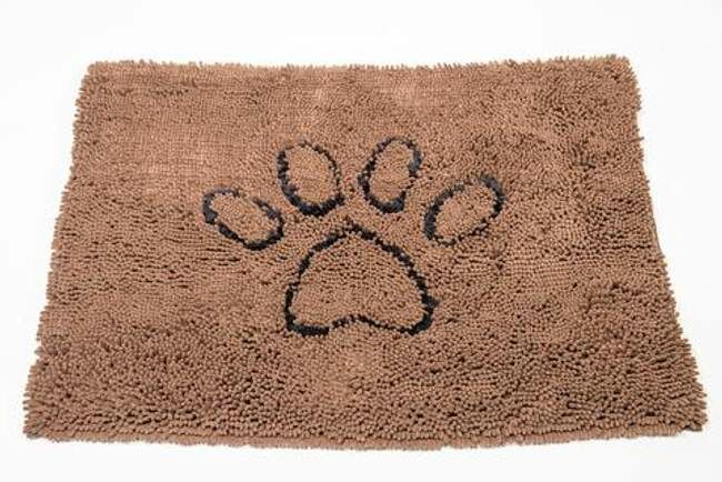 D.GS Dirty Dog Doormat - Brown, L