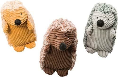 Ethical Pet Corduroy Hedgehogs Asst 8 - Multi