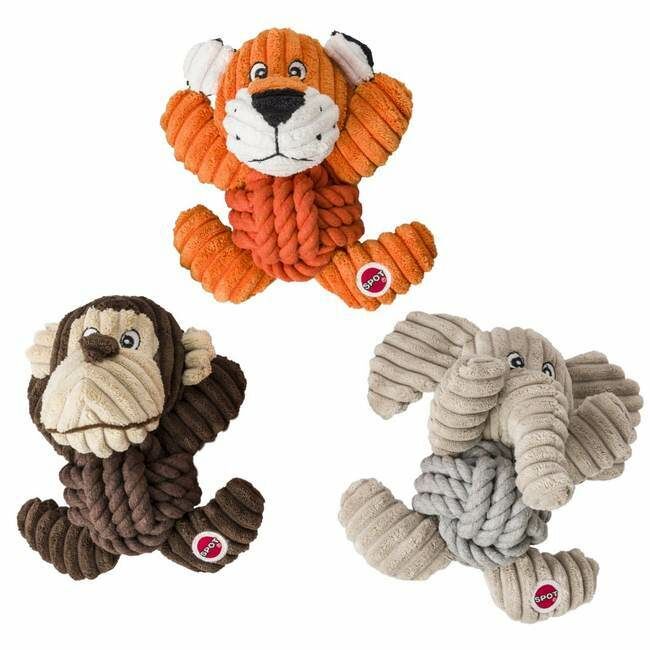 Ethical Pet Knot For Nothing Toy - Multi, 6.5 in, 1 Pack