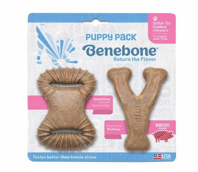 Benebone Puppy Pack Chew - Brown, 2 Count