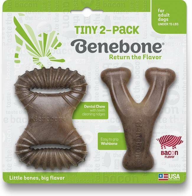 Benebone Tiny 2 Chew - Brown, 2 Count