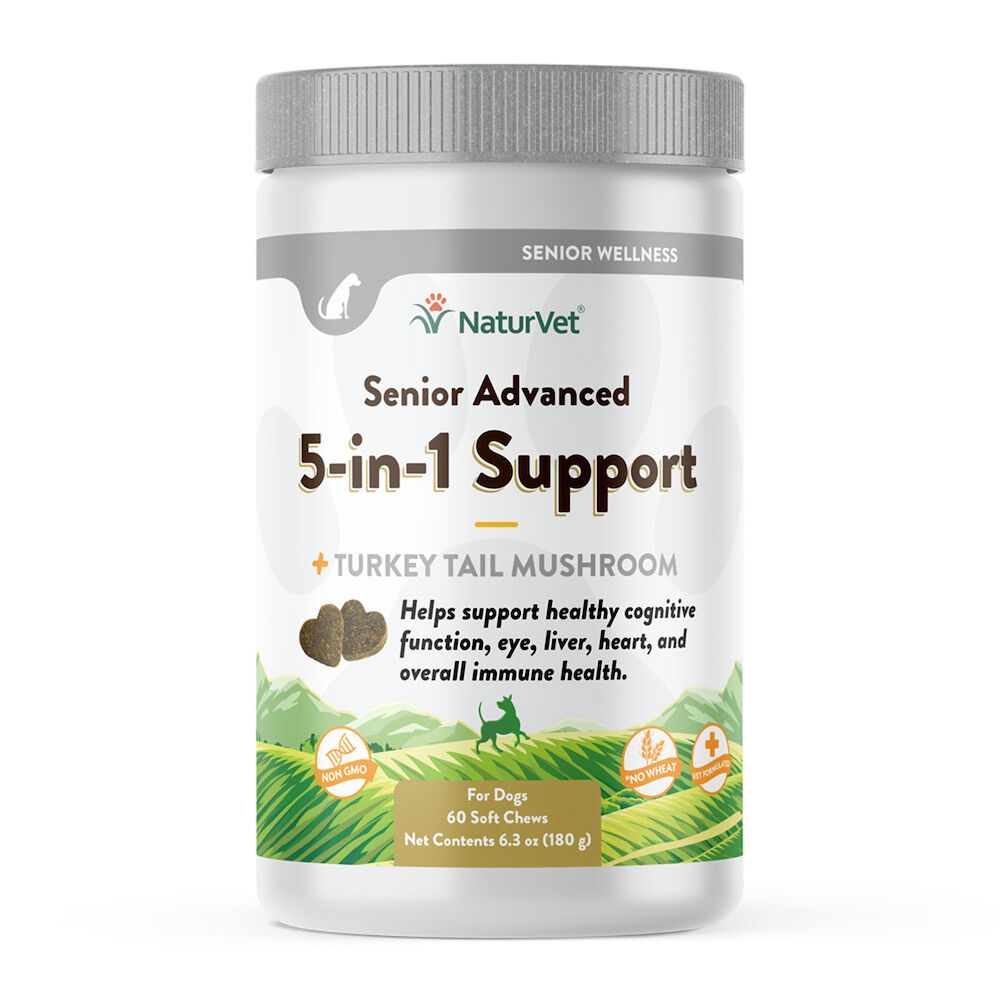NaturVet Advanced 5-In-1 Support Soft - Senior, 60 Ct