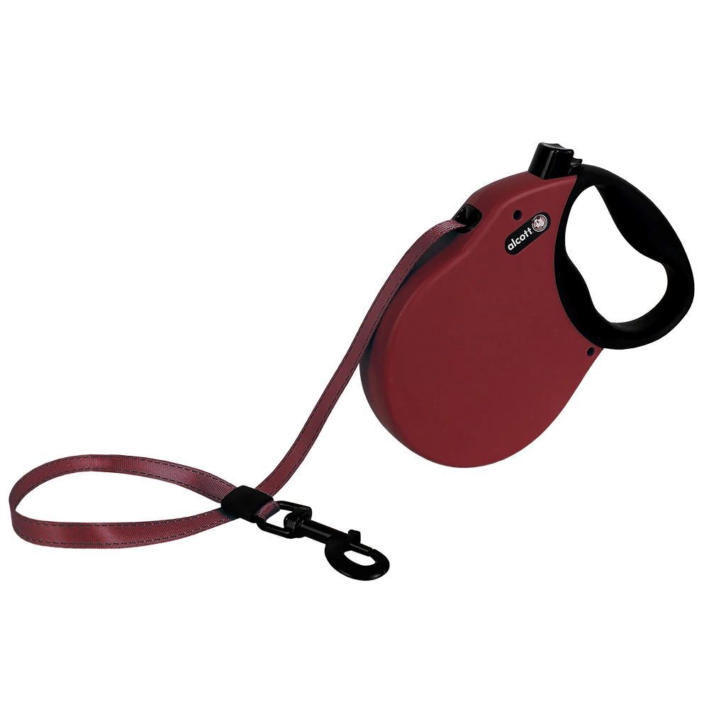 Alcott Large Red Expedition Retractable Leash, 24-Ft