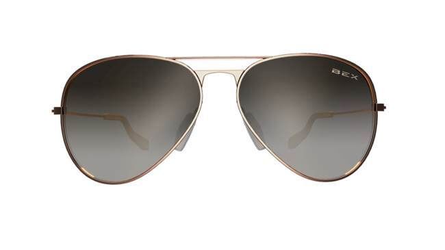 BEX Wesley Sunglasses - Rose Gold/Brown