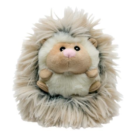 Tall Tails Real Feel Fluffy Baby Hedgehog with Squeaker Dog Toy