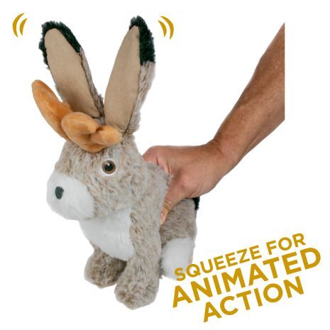 Tall Tails Animated Jackalope Dog Toy