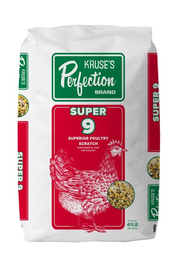 Kruse's Perfection Super 9 Superior Poultry Scratch, 40-Lb