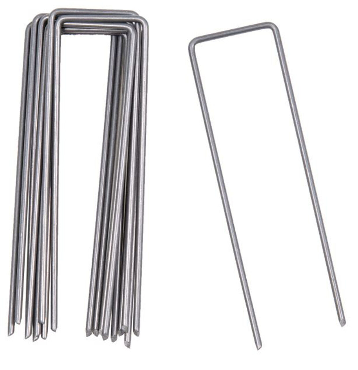 Gardien Steel Landscape Fabric Pins, 4-In, 10-Pk