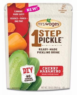 Mrs. Wages Step 1 Pickle Cherry Habanero Pickling Brine, 7.01-Oz