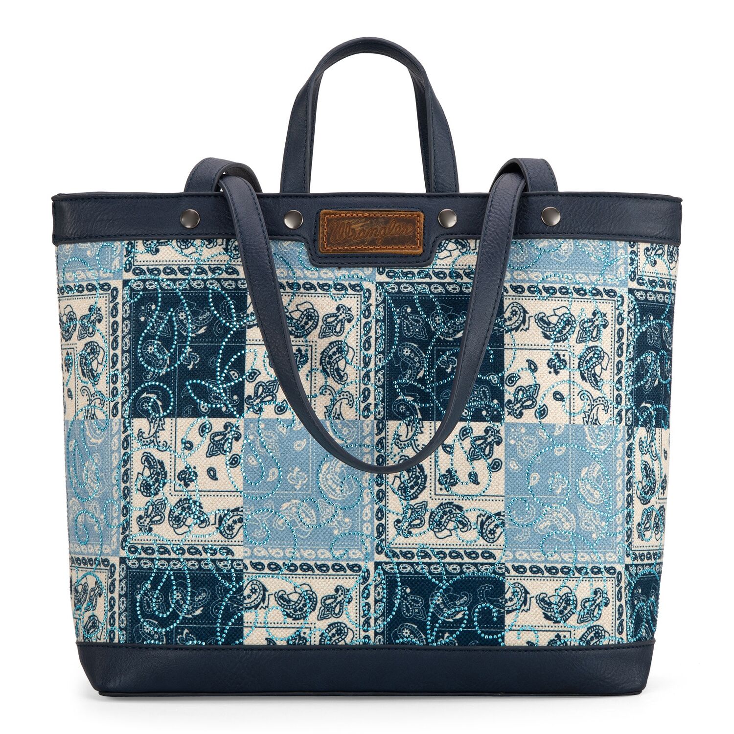 Wrangler Paisley Patchwork Tote