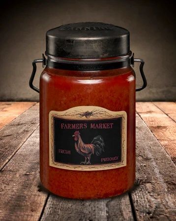 McCall's Candles Farmers Market Classic Jar Candle, 26-Oz