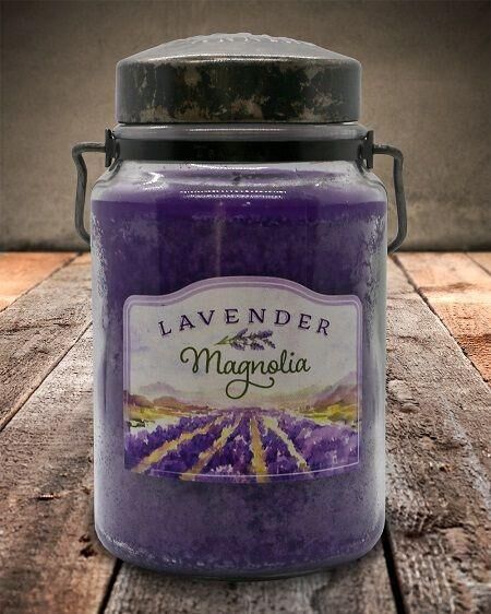 McCall's Candles Lavender Magnolia Classic Jar Candle, 26-Oz