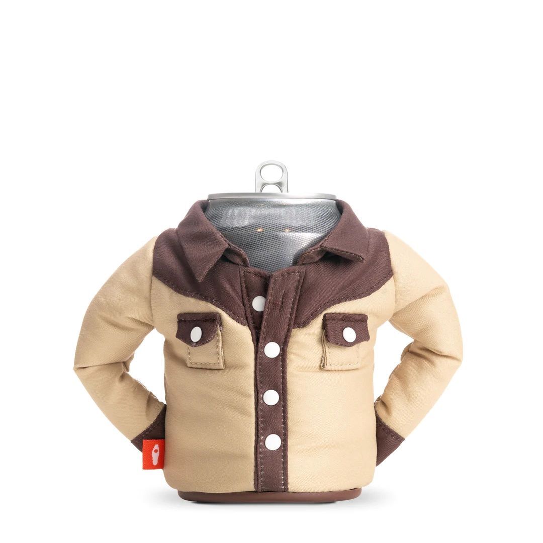 Puffin Drinkwear The Howdy Taco Tan & Chocolate Drink Cooler