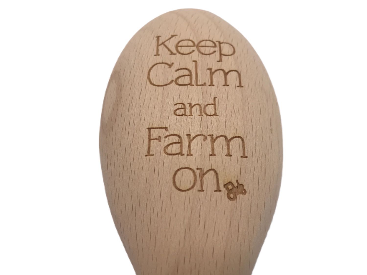 Sweet Rolling Pins Wooden Spoon: Keep Calm and Farm On