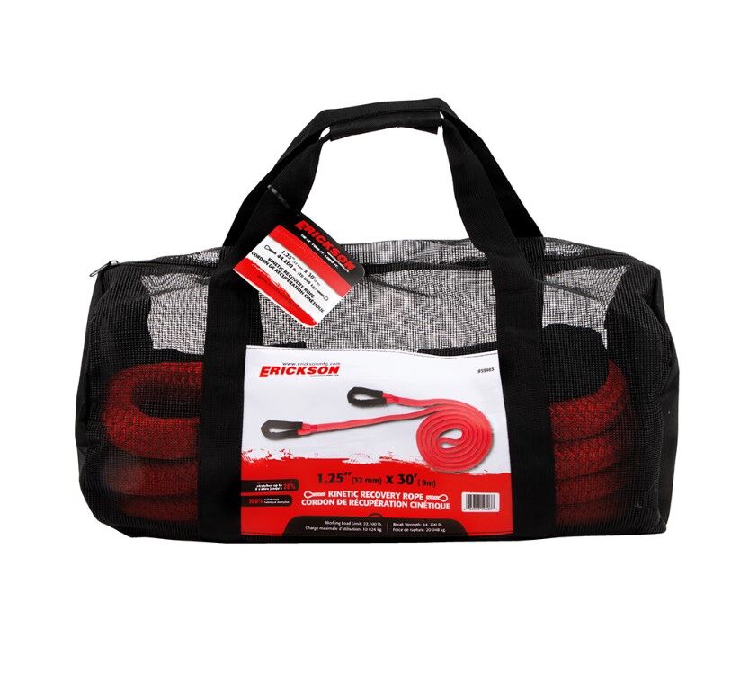 Erickson 44,200-Lb Kinetic Recovery Rope, 1.25-In X 30-Ft