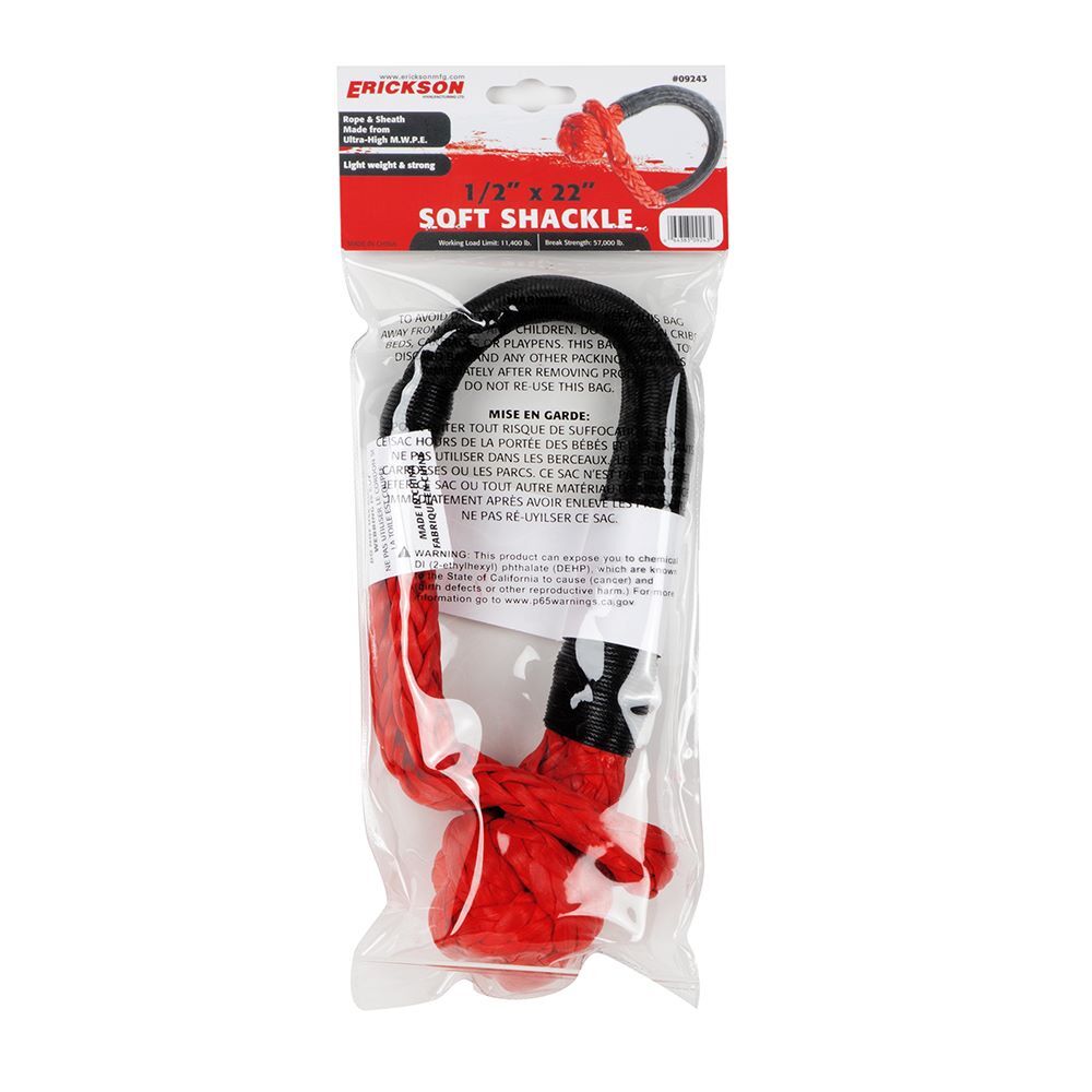 Erickson Soft Shackle, 1/2-In x 20-In, 57,000-Lb