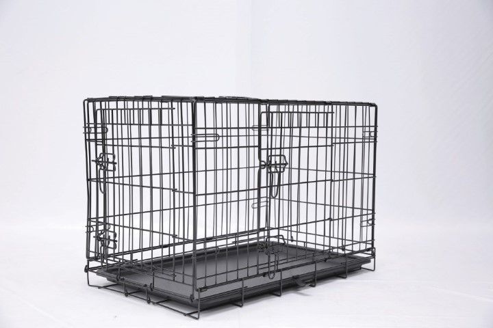 Main St. Pet 30-In 2-Door Folding Pet Crate 