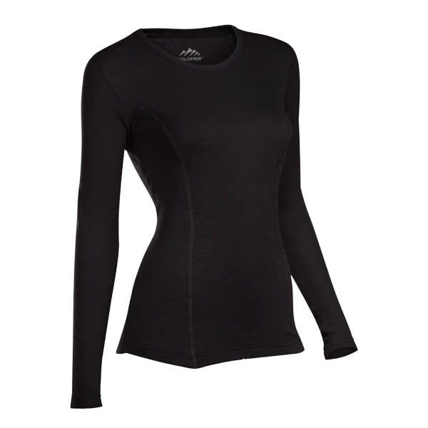 Indera Mills Women's Platinum Crew in Black