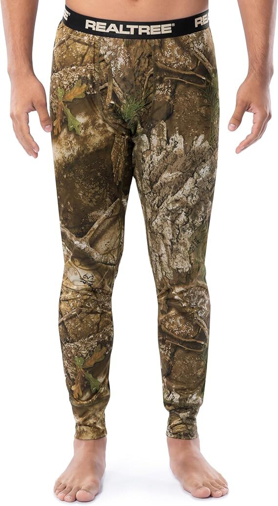 Indera Mills Men's Realtree APX Pattern Camo Thermals Base Layer Pant
