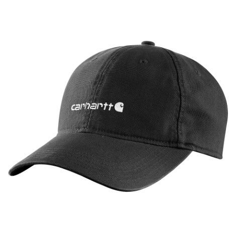 Carhartt Women's Canvas Embroidered Graphic Cap in Black
