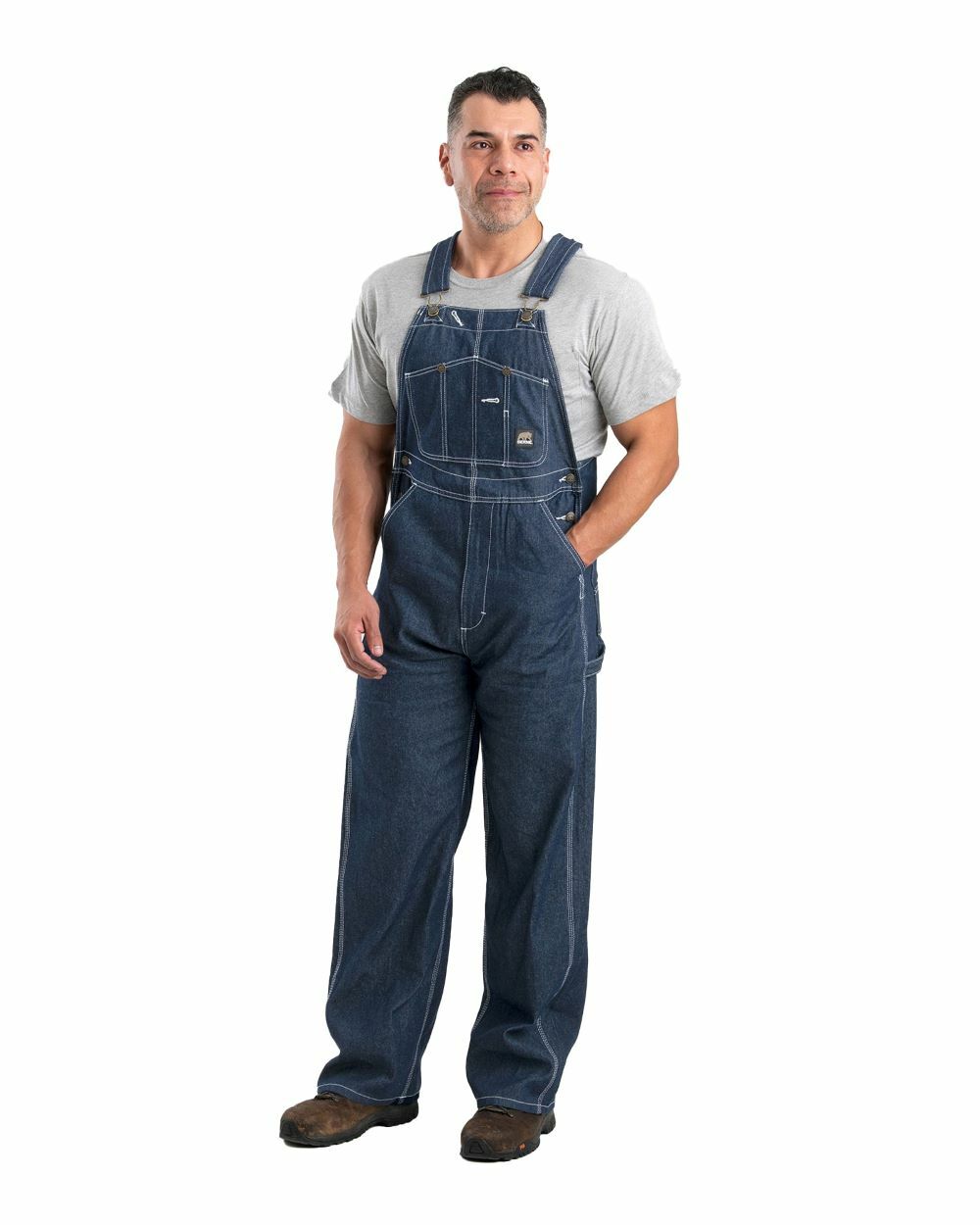Berne Men's Heritage Unlined Denim Bib Overall