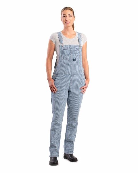 Berne Women's Vintage Washed Flex Bib Overall