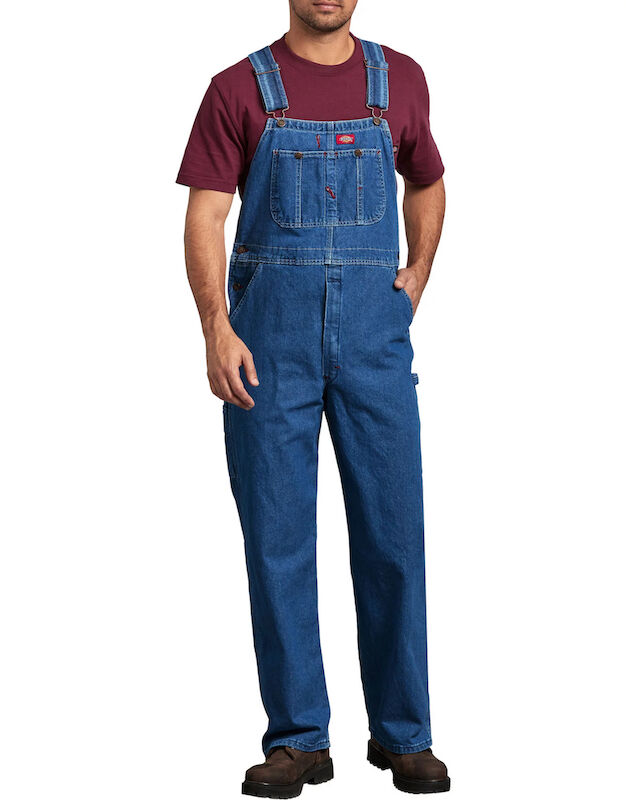 Dickies Men's Stonewashed Bib Overall 