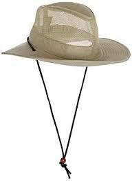 Dorfman Pacific Outdoor Design Straw Hat in Khaki